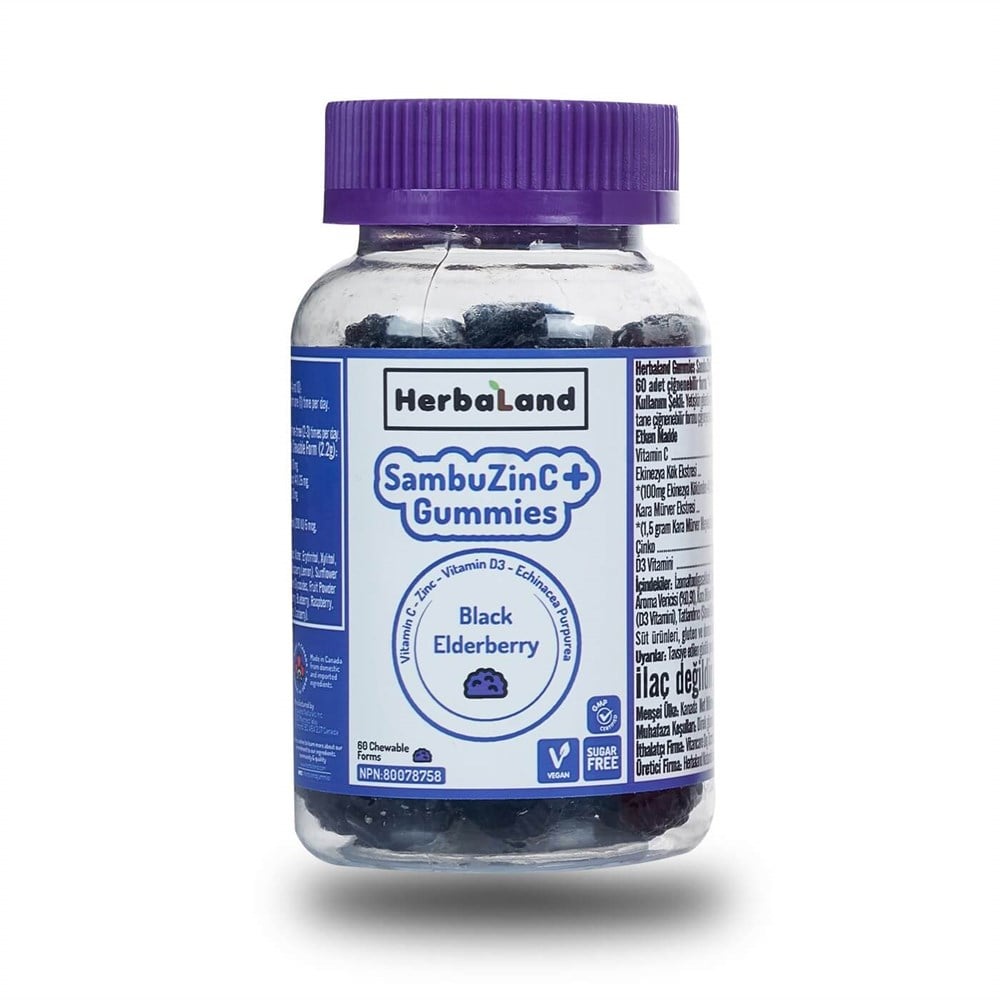 HerbaLand SambuZinC+ 60 Çiğnenebilir Form