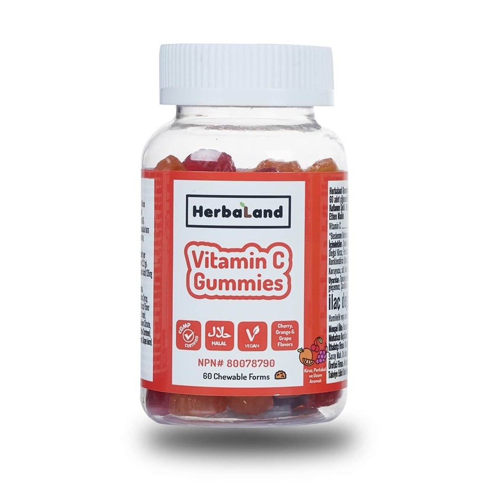 HerbaLand Vitamin C Çiğnenebilir Form