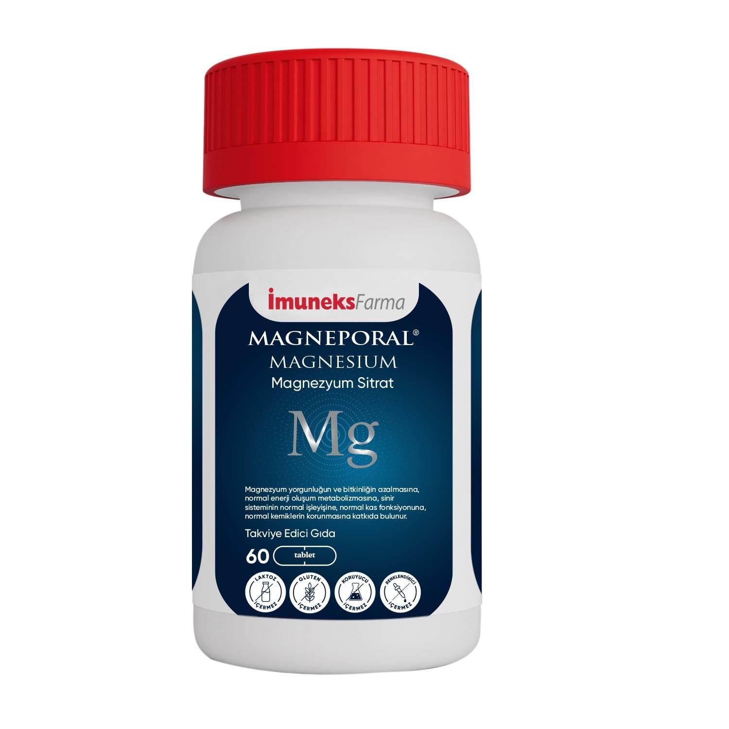 İmuneks Farma Magneporal Magnesium 60 Tablet