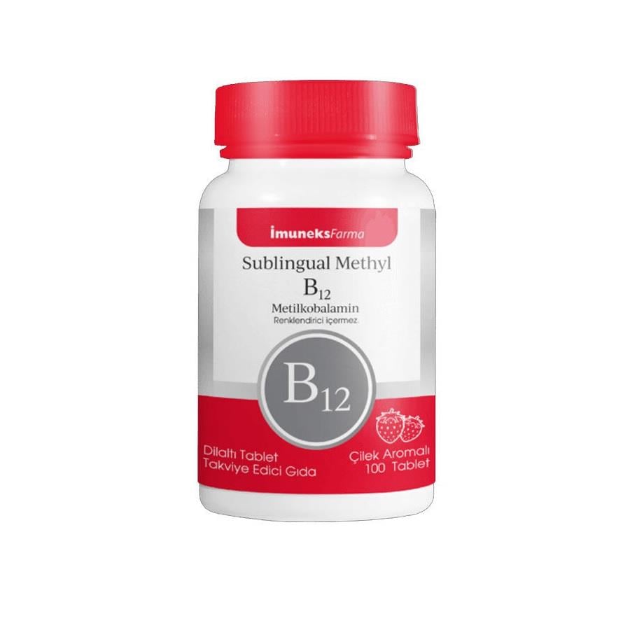 İmuneks Sublingual Methyl B12 100 Dilaltı Tablet