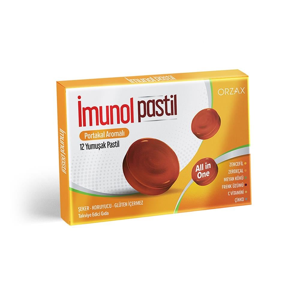 İmunol Pastil Portakal Aromalı