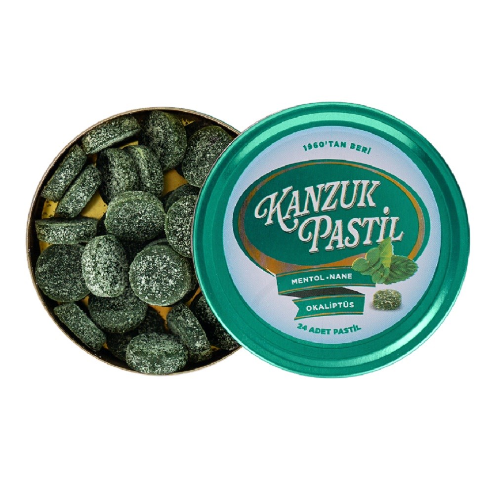Kanzuk Mentol Nane Okaliptus 24 Pastil