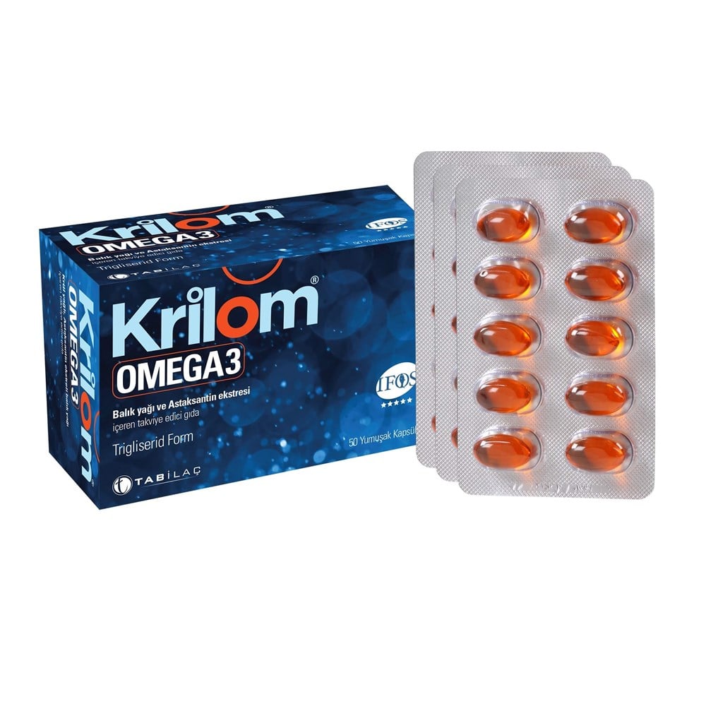Krilom Omega3 50 Yumuşak Kapsül