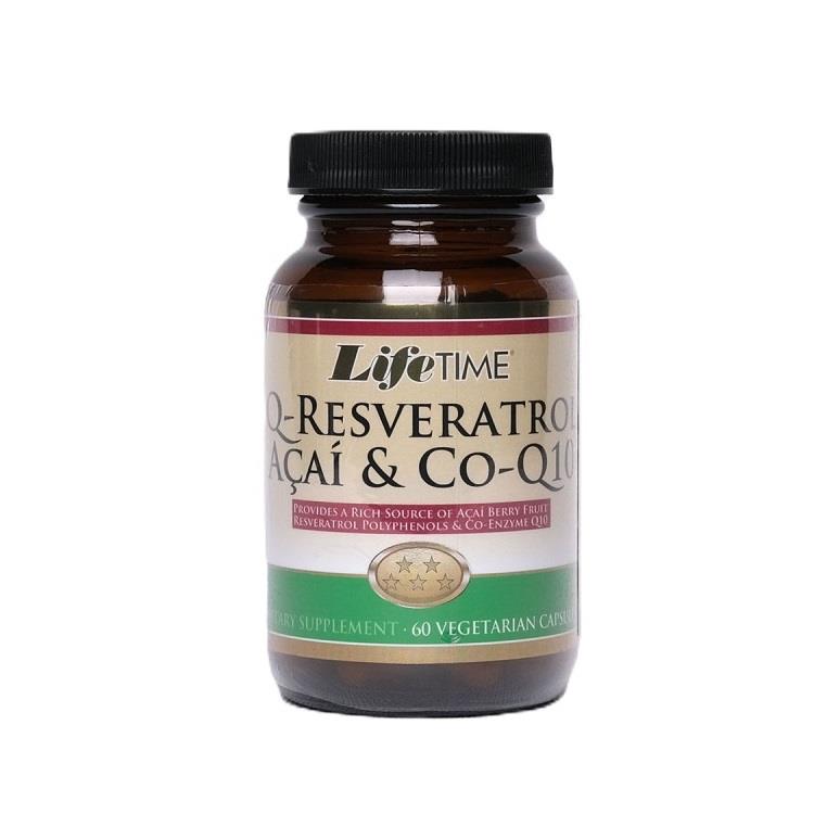 Life Time Resveratrol Acai Co-Q10 60 Kapsül