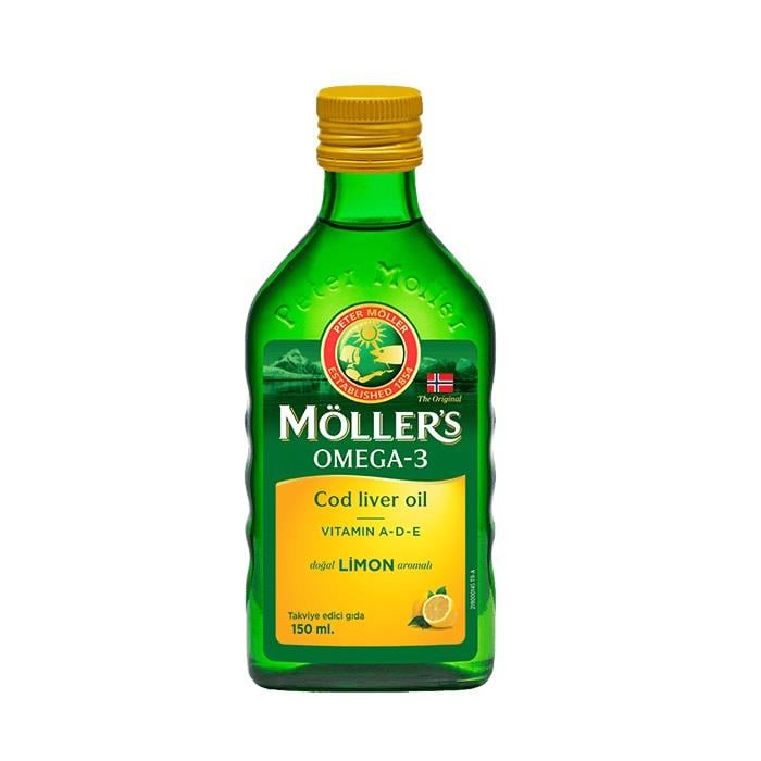 Möller's Omega-3 Balık Yağı Doğal Limon Aromalı 150 ml