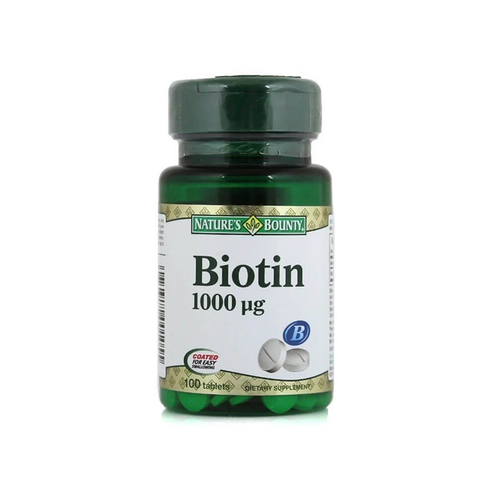 Nature's Bounty Biotin 1000 mcg 100 Tablet