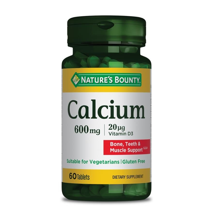 Nature's Bounty Calcium 600 With Vitamin D3 60 Tablet
