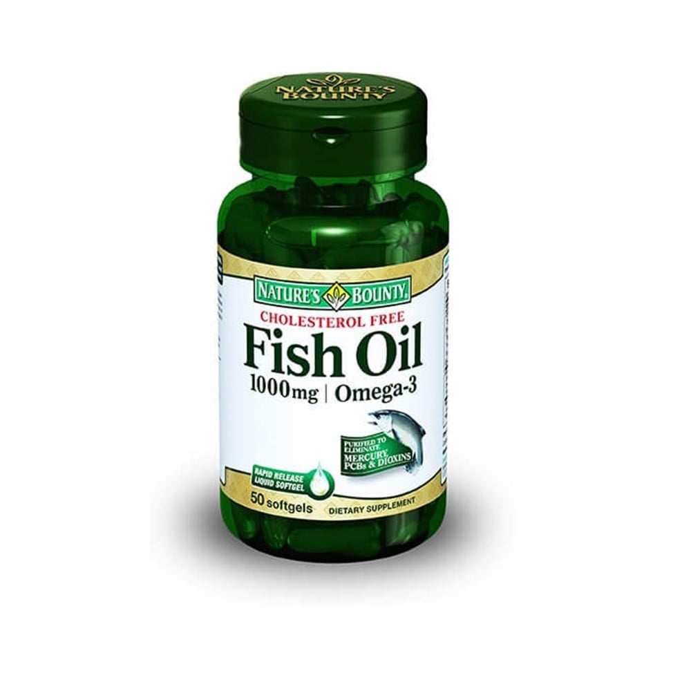 Nature's Bounty Fish Oil 1000 mg Omega-3 50 Kapsül