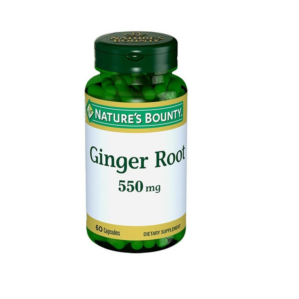 Nature's Bounty Ginger Root 550 mg 60 Kapsül