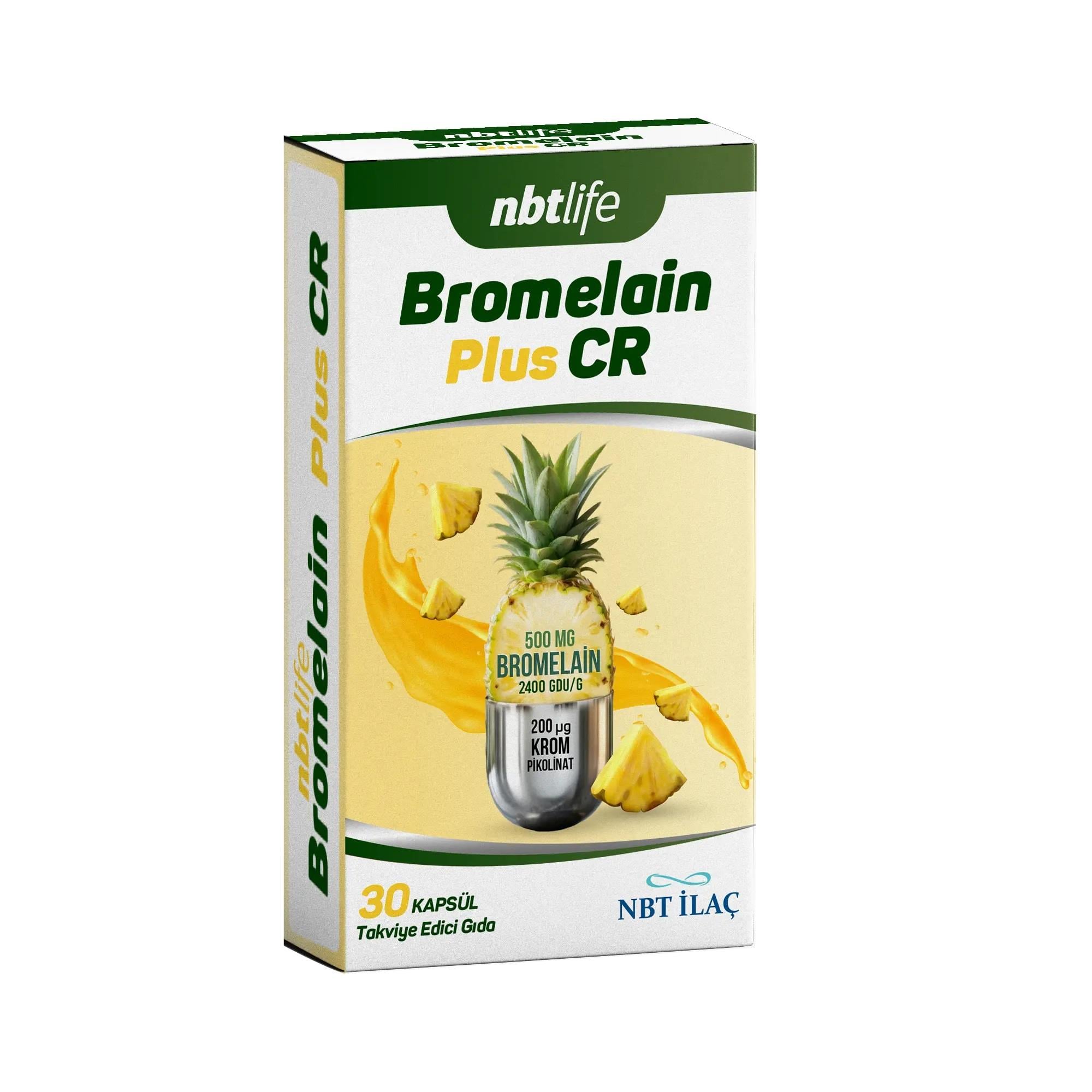 NBT Life Bromelain Plus CR 30 Kapsül