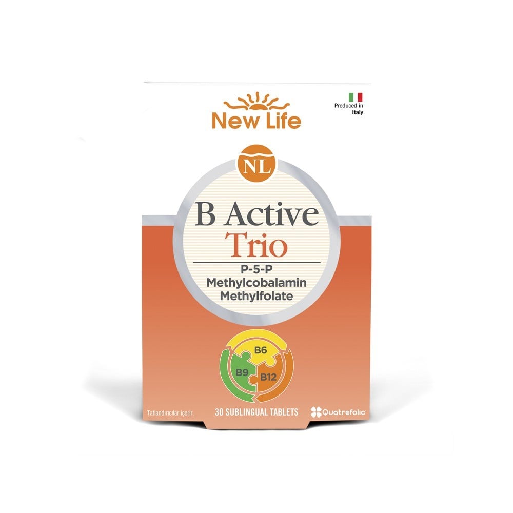 New Life B Active Trio 30 Dilaltı Tablet