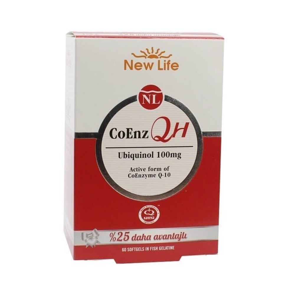 New Life CoEnz QH Ubiquinol 100 mg 60 Kapsül