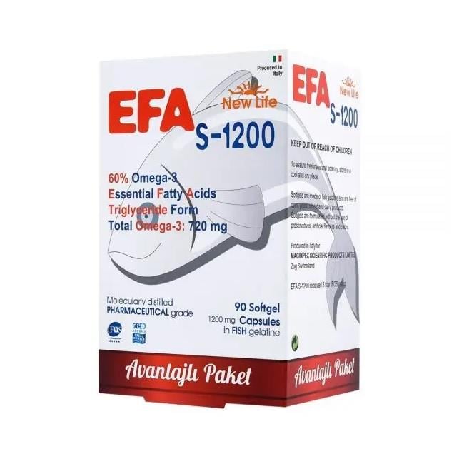 New Life EFA S-1200 90 Kapsül