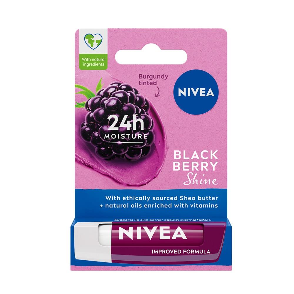 Nivea Lip Black Berry Shine 4,9 g