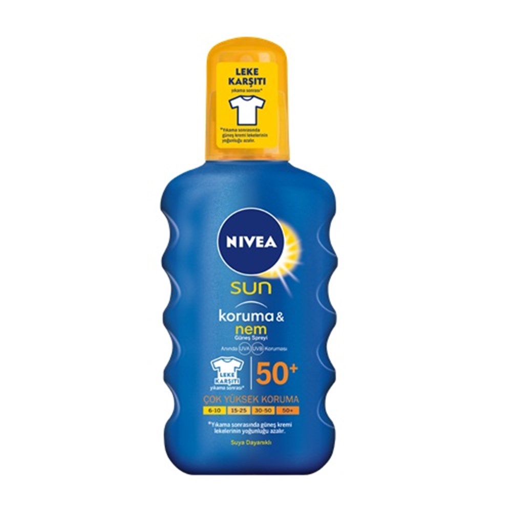 Nivea Sun Koruma ve Nem Güneş Spreyi 200 ml
