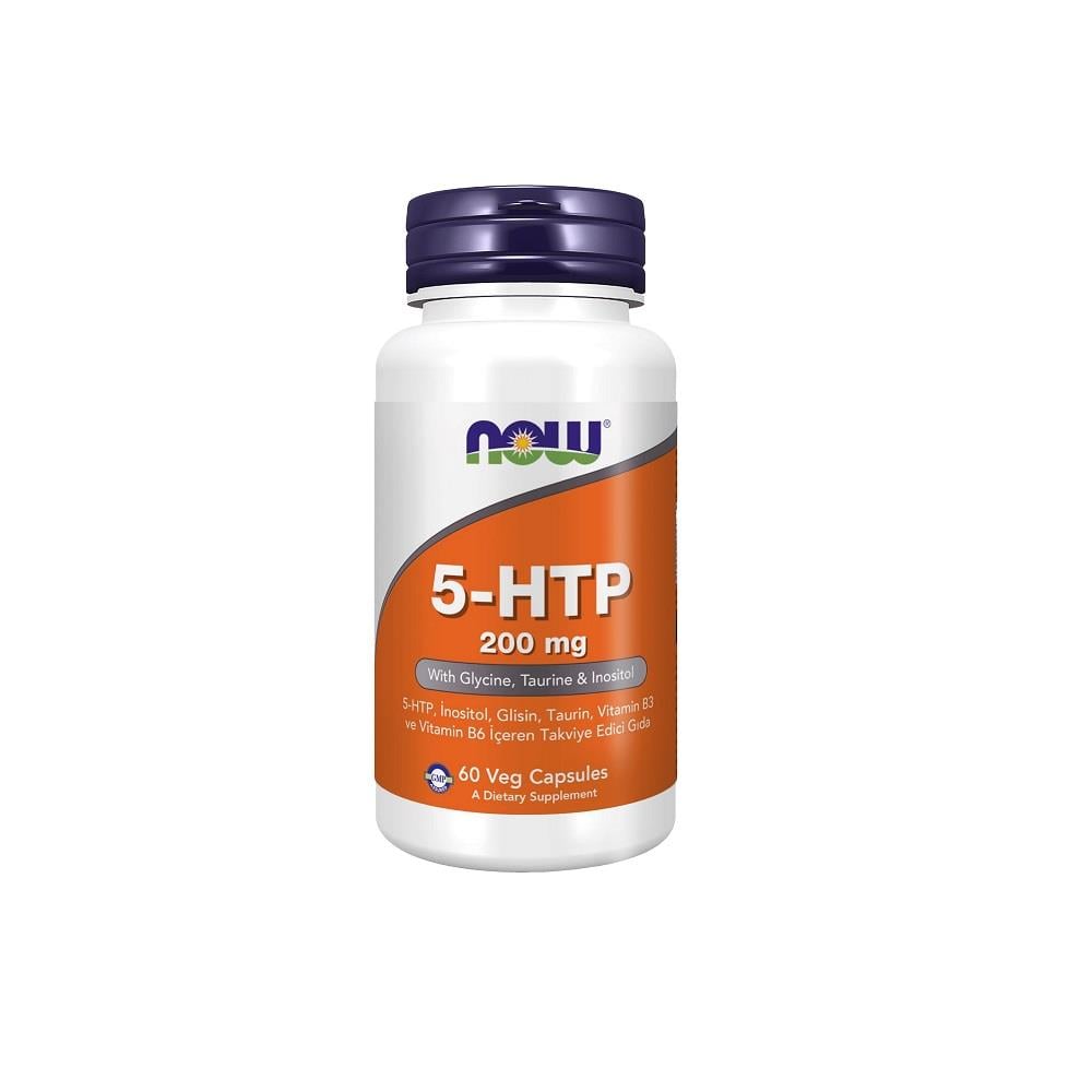 Now 5-HTP 200 mg 60 Kapsül