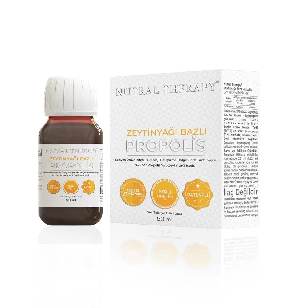 Nutral Therapy Zeytinyağı Bazlı Propolis Damla 50 ml