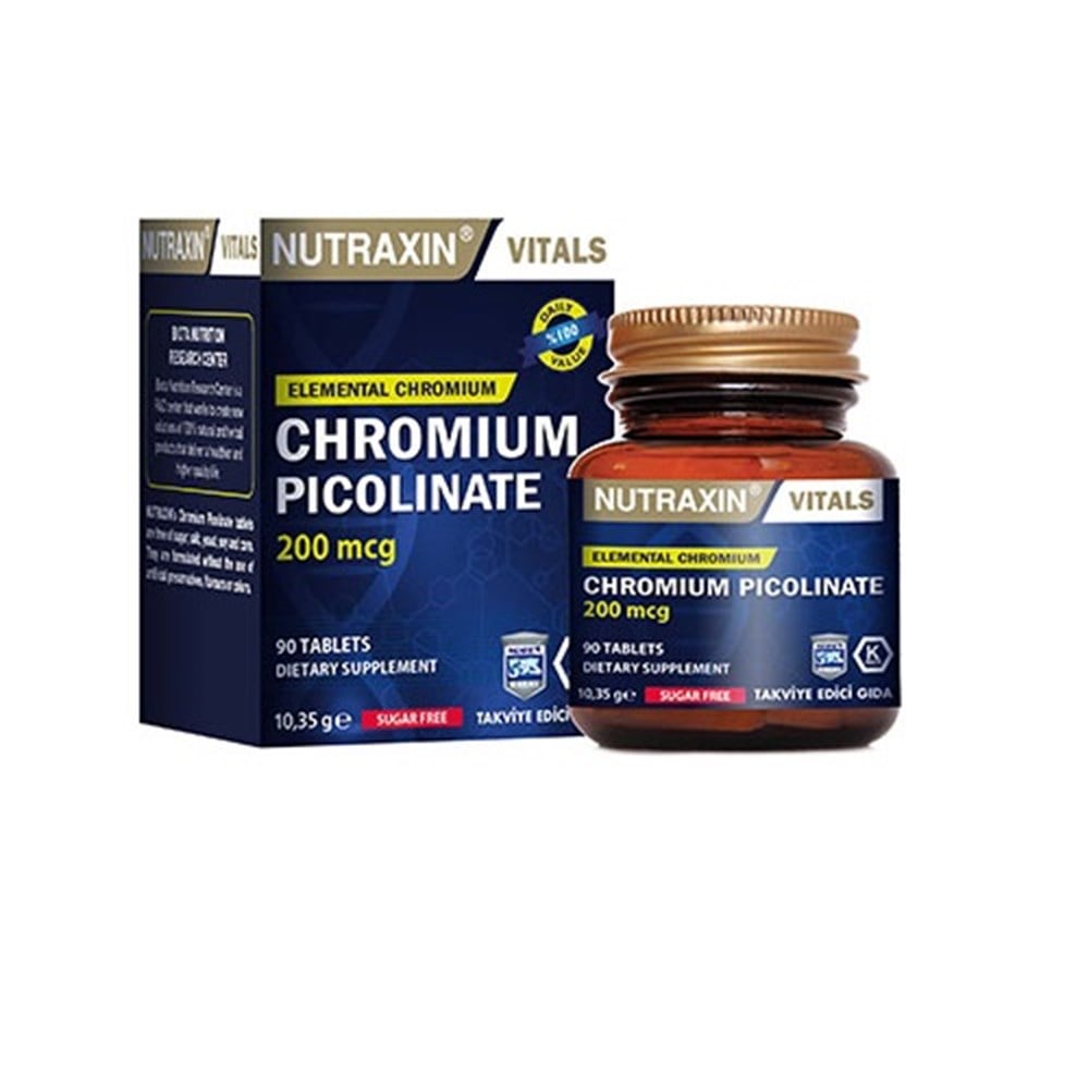 Nutraxin Chromium Picolinate 200 mcg 90 Tablet