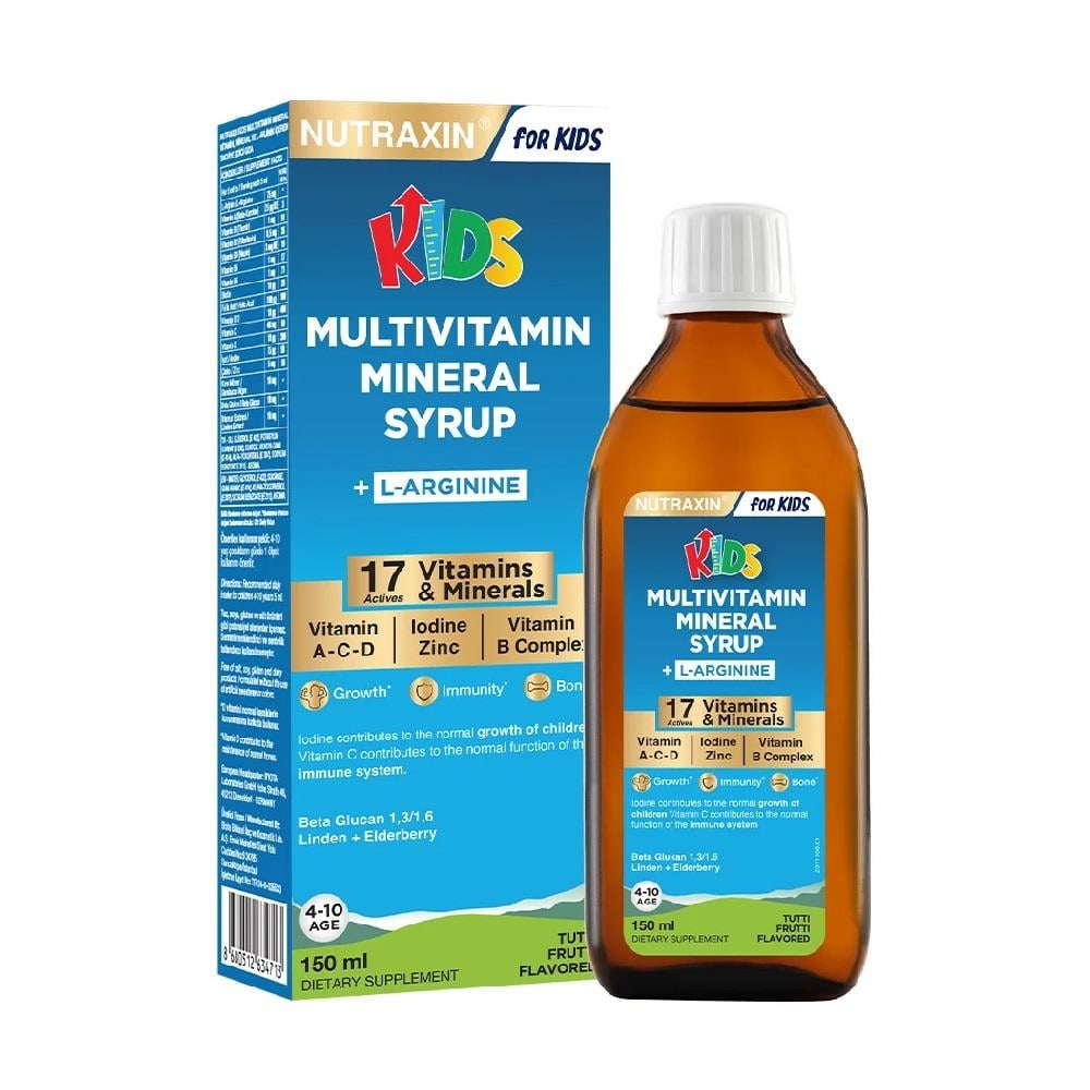 Nutraxin Kids Multivitamin Mineral Syrup 150 ml