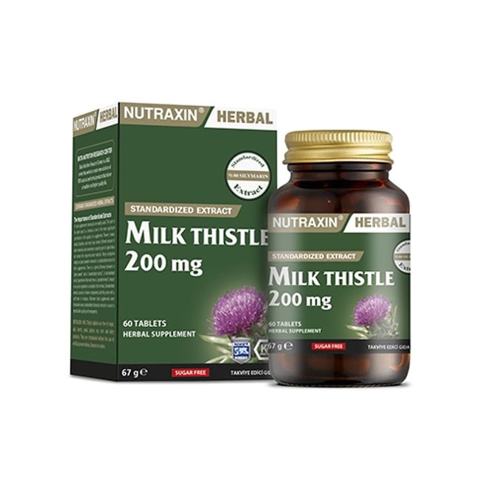 Nutraxin Milk Thistle 200 mg 60 Tablet
