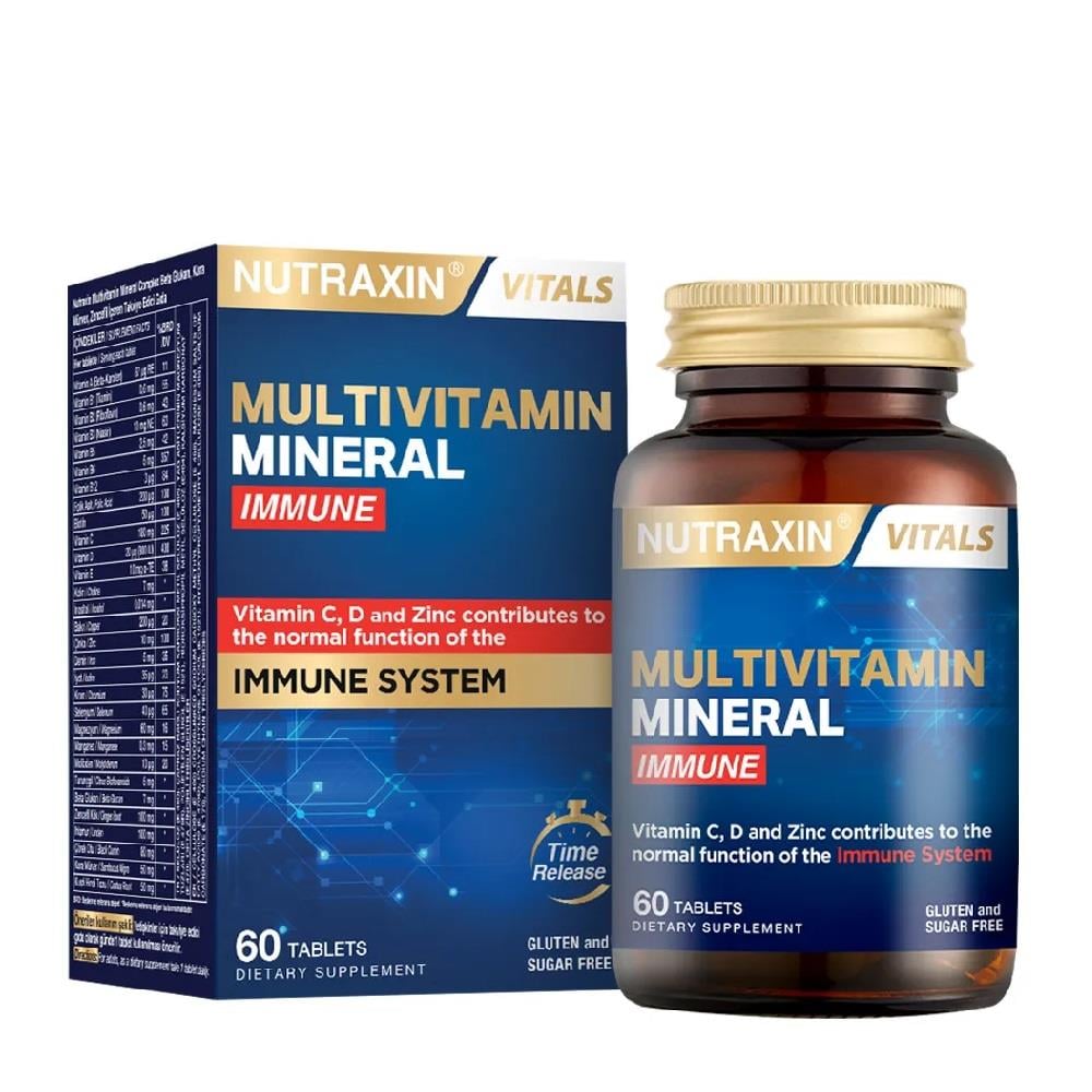 Nutraxin Multivitamin Mineral Immune 60 Tablet