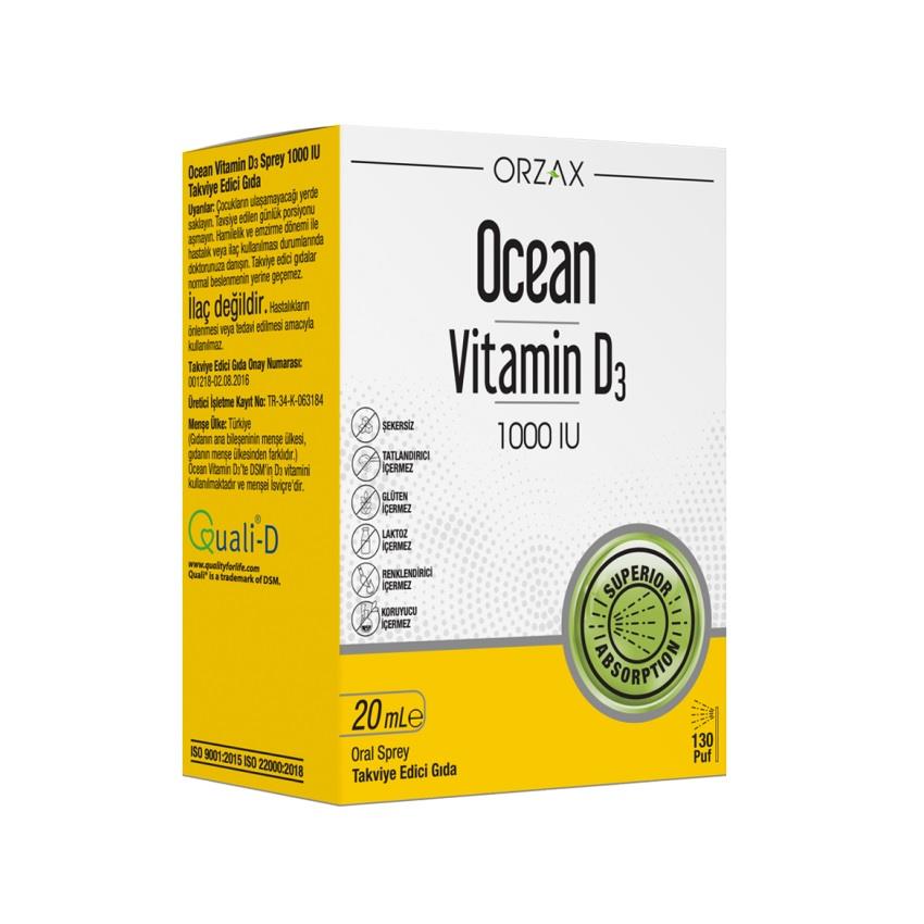 Ocean Vitamin D3 1000 IU 20 ml Sprey