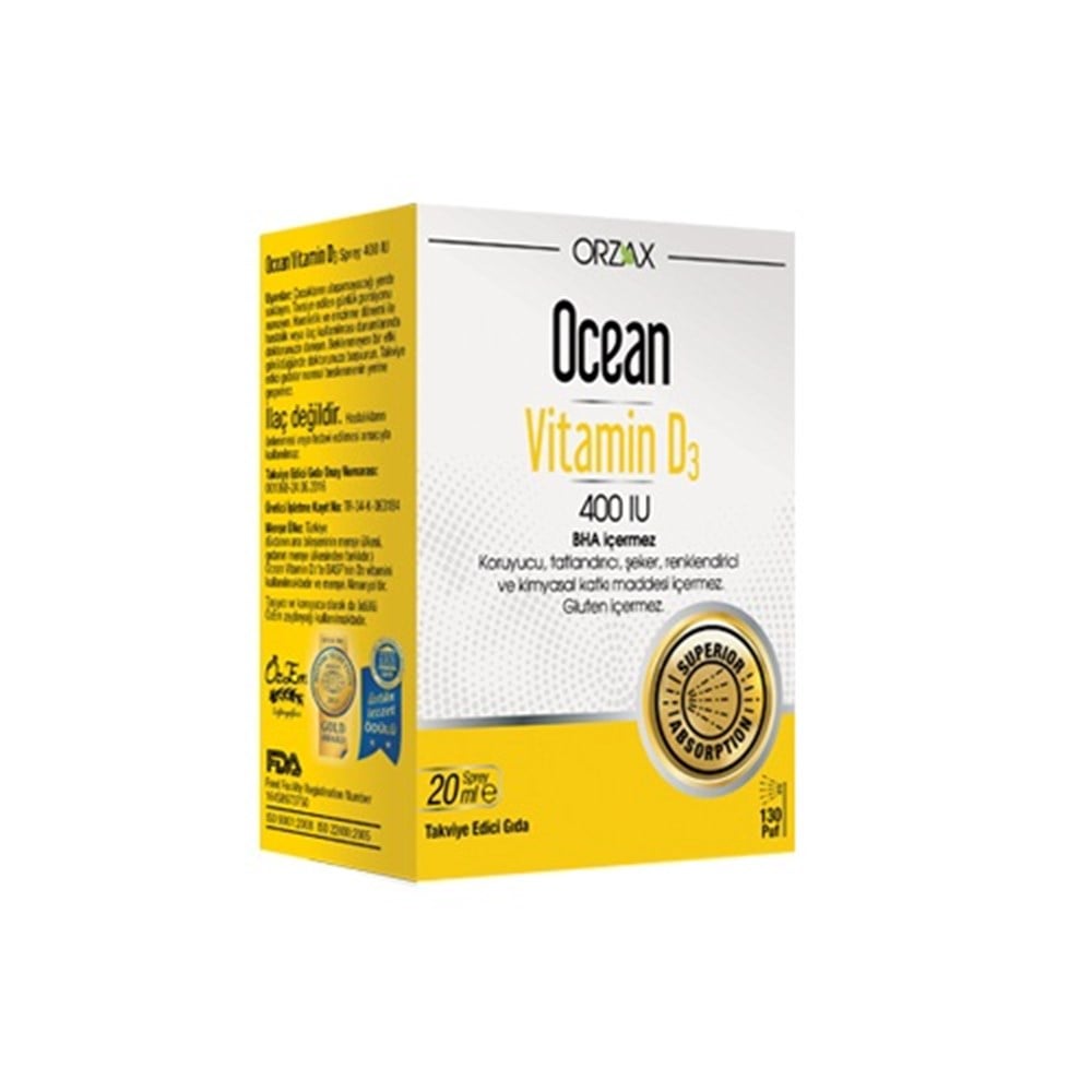 Ocean Vitamin D3 400 IU 20 ml Sprey