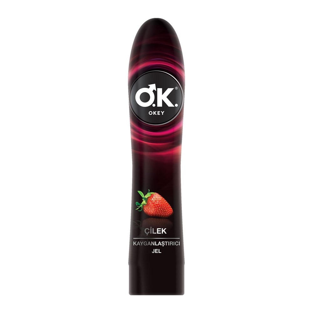 Okey Çilek Aromalı Kayganlaştırıcı Jel 100 ml