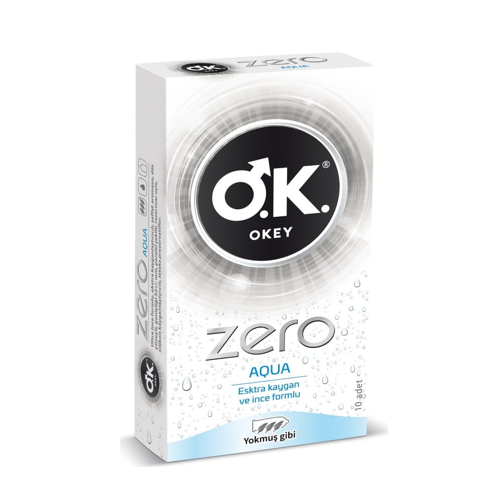 Okey Zero Aqua Prezervatif 10 Adet