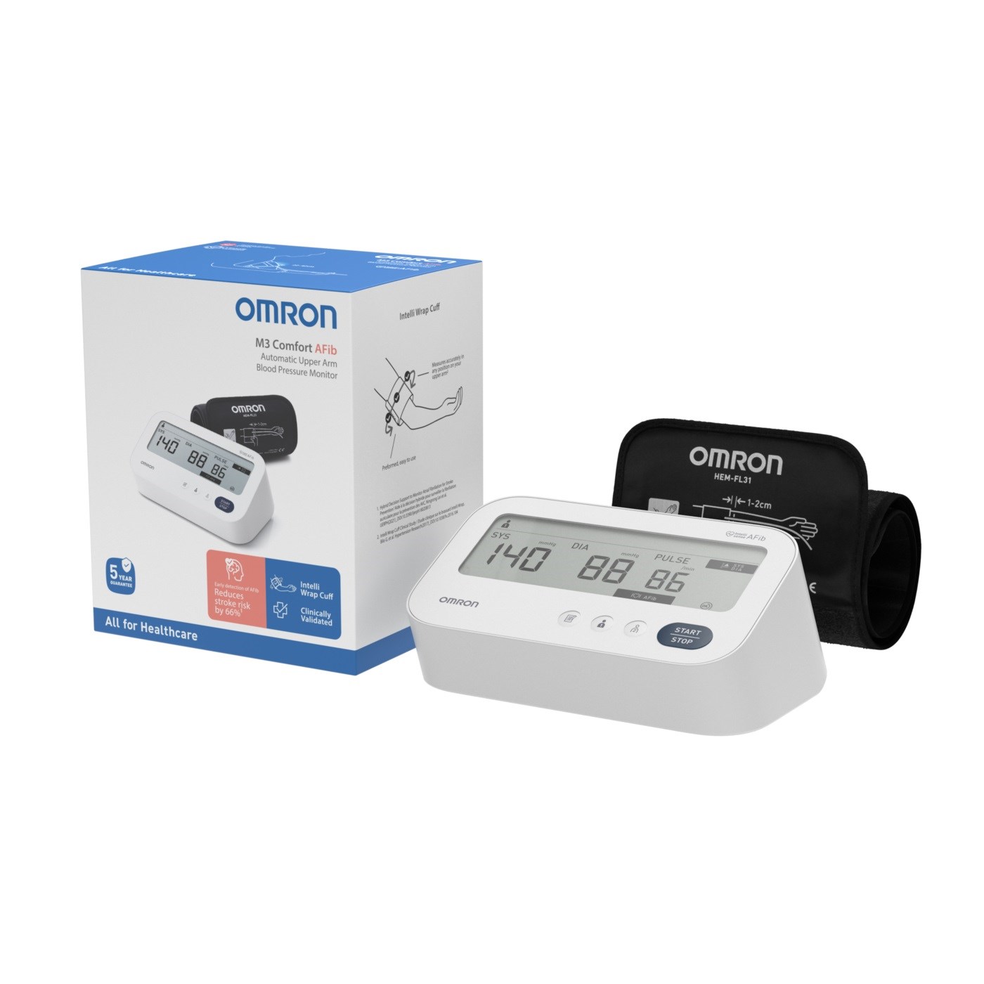 Omron M3 Comfort Afib Koldan Tansiyon Aleti