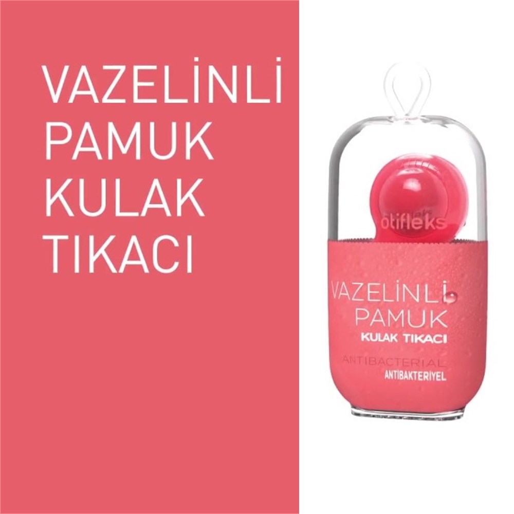 Otifleks Vazelinli Pamuk Kulak Tıkacı 4lü