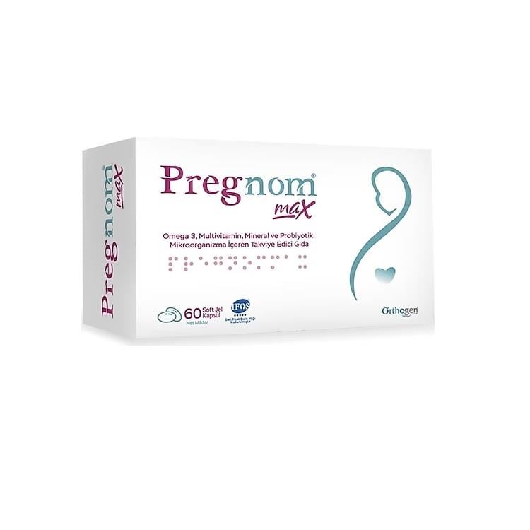 Pregnom Max 60 Soft-Jel Kapsül