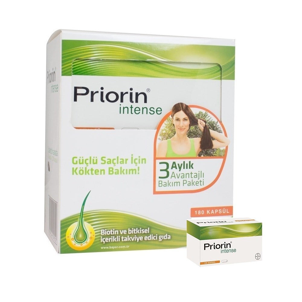 Priorin intense 3 Aylık Avantajlı Bakım Paketi