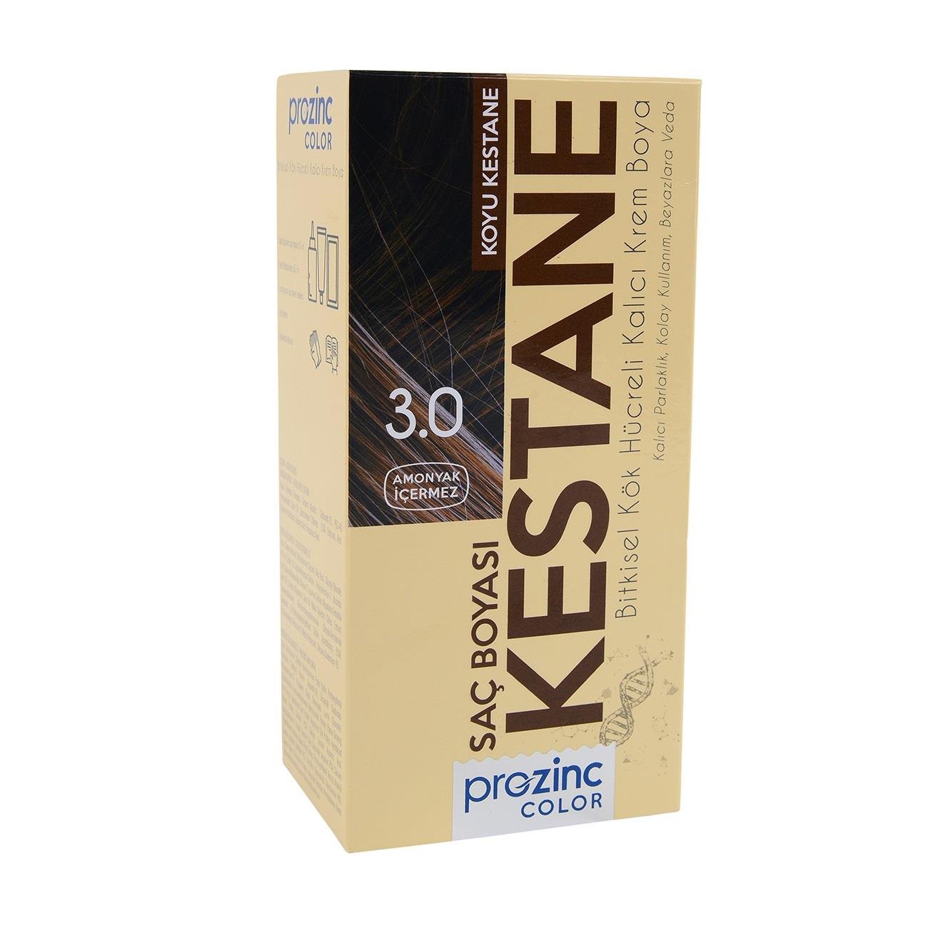 Prozinc Color Saç Boyası Koyu Kestane 3.0