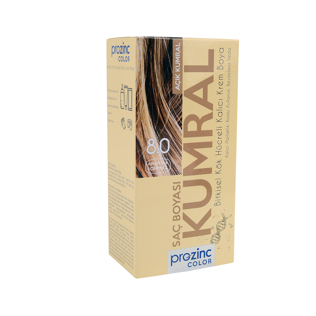 Prozinc Color Saç Boyası Kumral 8.0