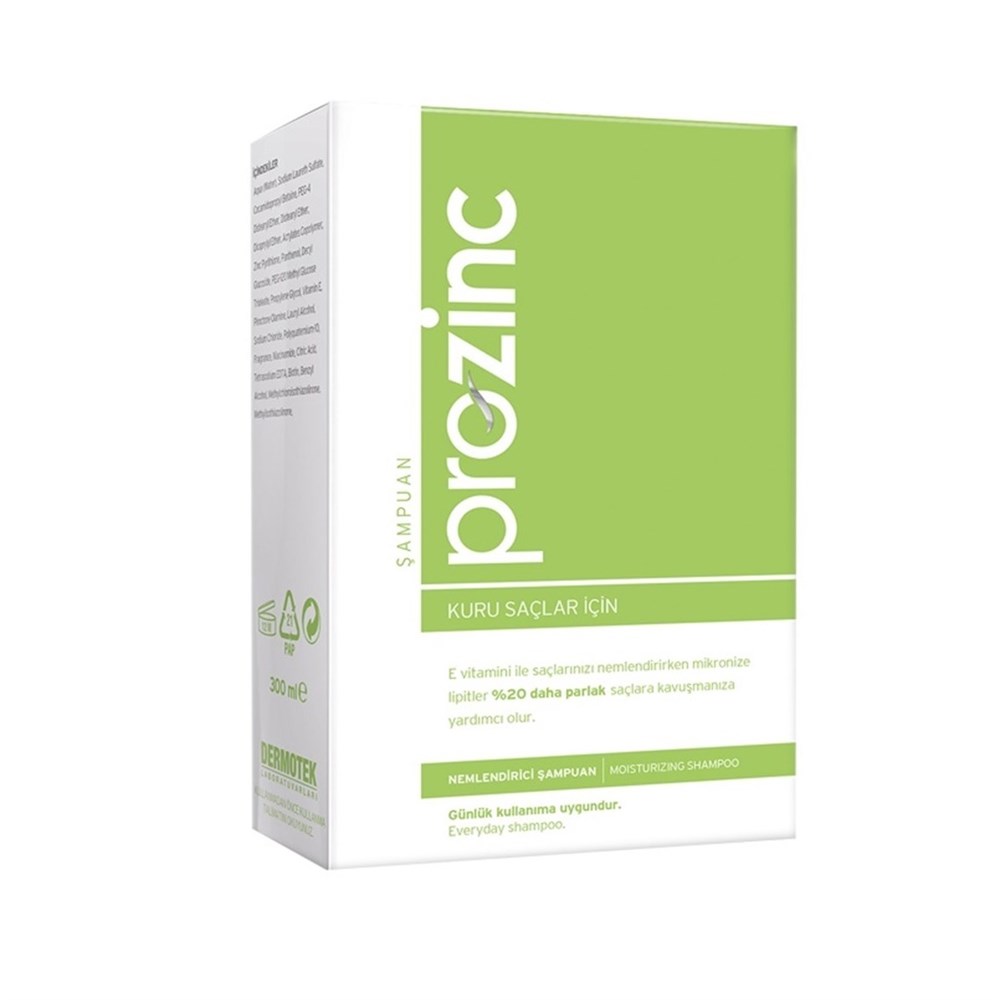 Prozinc Şampuan 300 ml / Kuru Saçlar İçin