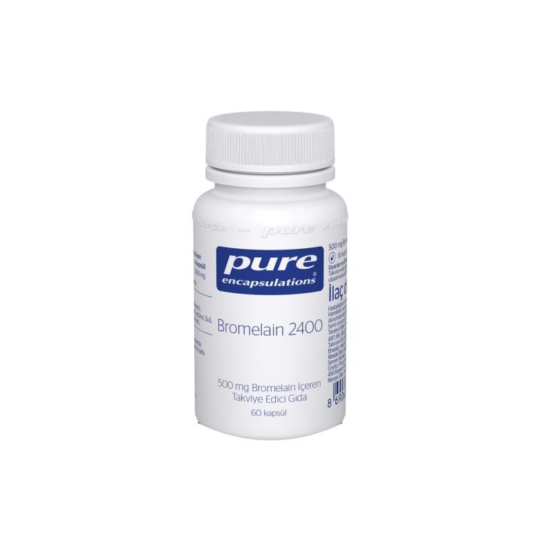 Pure Bromelain 2400 60 Kapsül
