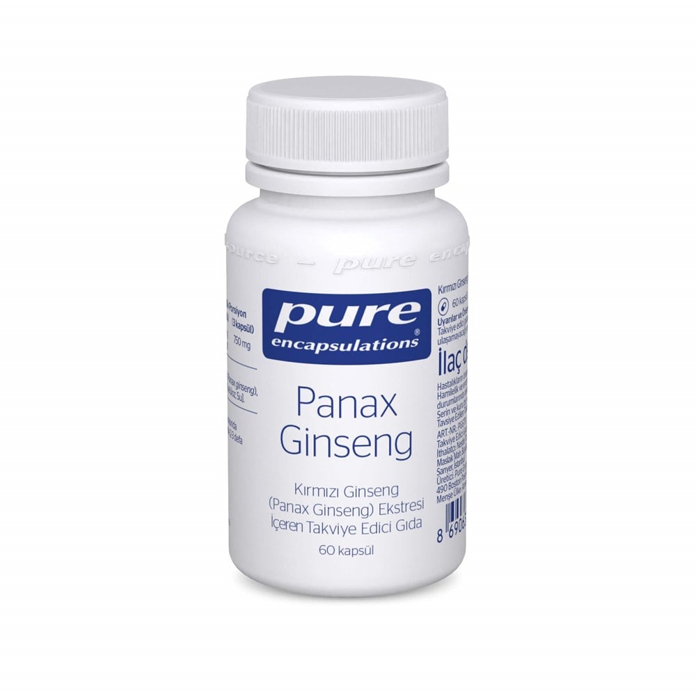Pure Panax Ginseng 500 mg 60 Kapsül