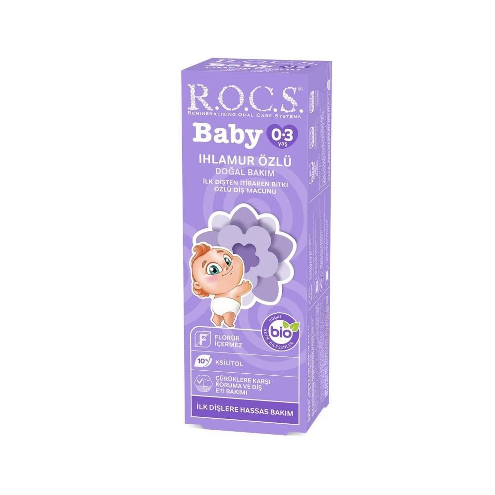 ROCS Baby 0-3 Yaş Diş Macunu 35 ml / Ihlamur Özlü