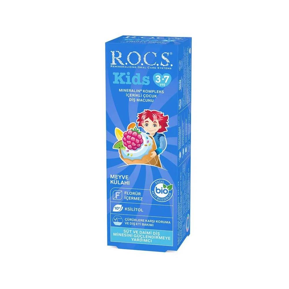 ROCS Kids Diş Macunu Meyve Külahlı 3-7 Yaş