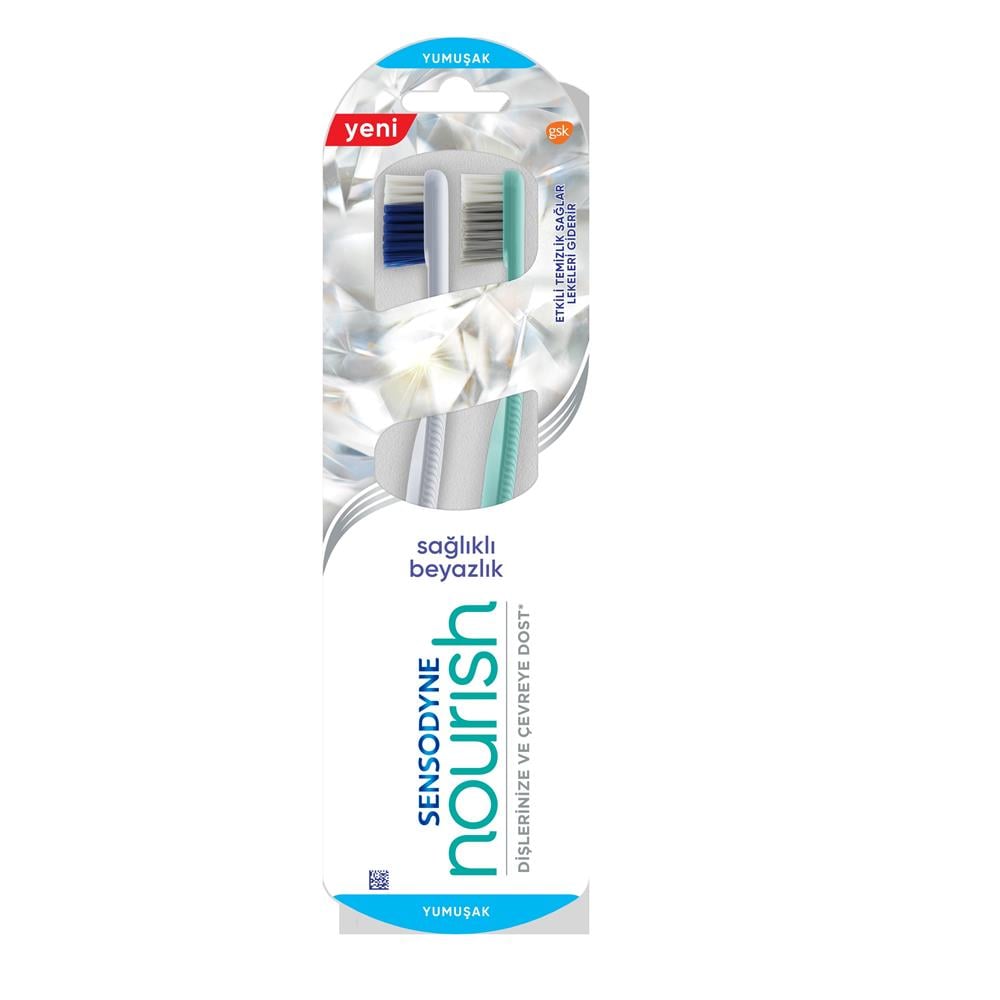 Sensodyne Nourish Diş Fırçası Sağlıklı Beyazlık 2'li Paket