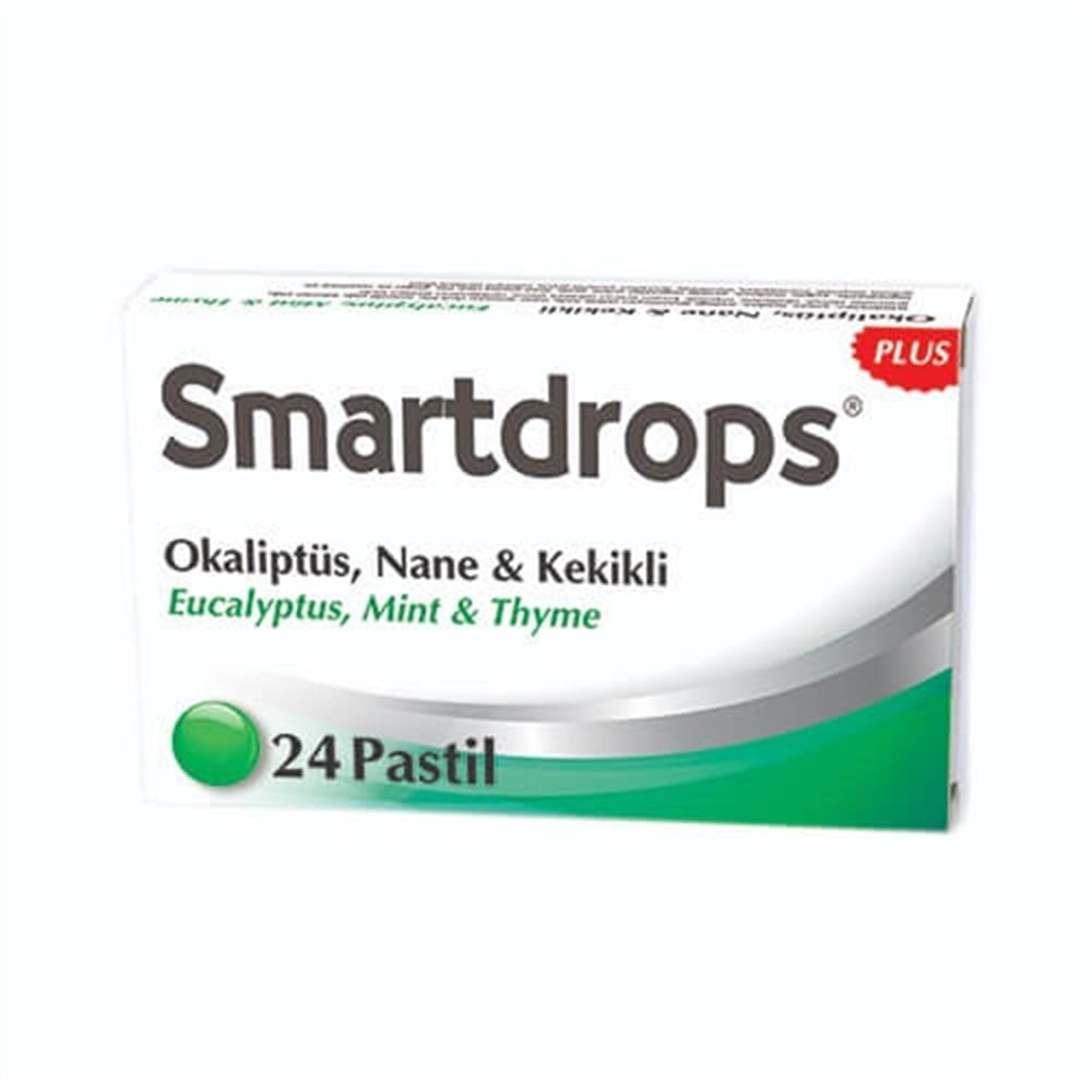 Smartdrops Okaliptuslu, Naneli ve Kekikli Pastil