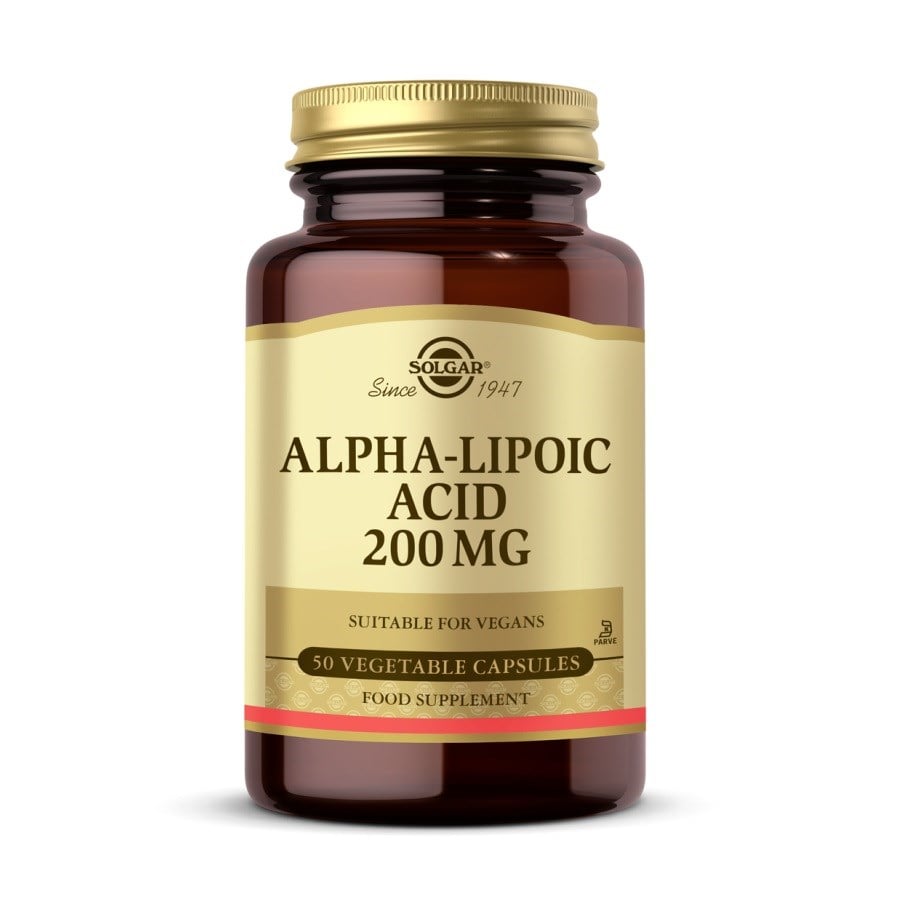Solgar Alpha Lipoic Acid 200 mg 50 Kapsül