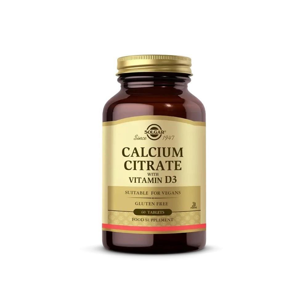 Solgar Calcium Citrate With Vitamin D 60 Tablet