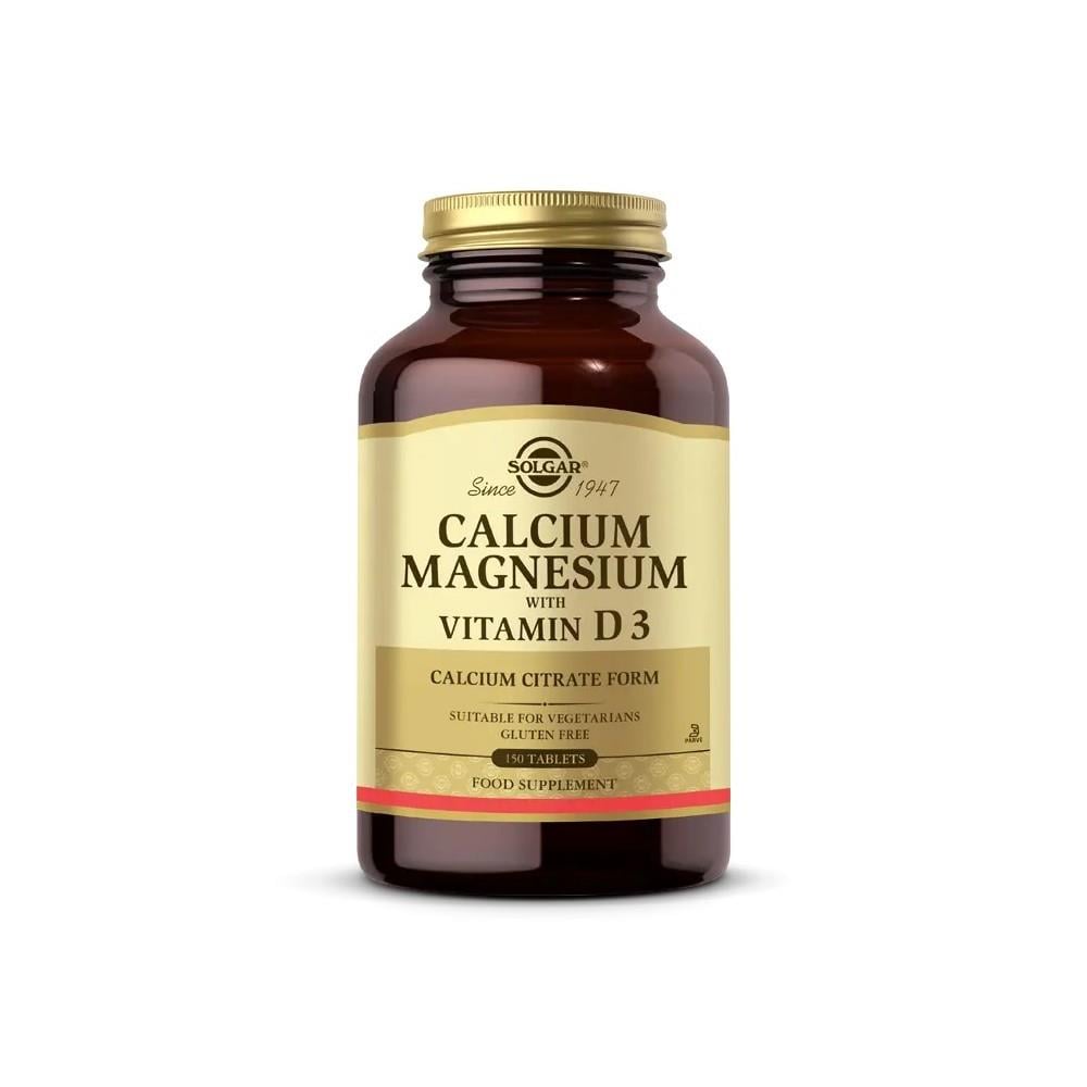 Solgar Calcium Magnesium with Vitamin D3 150 Tablet