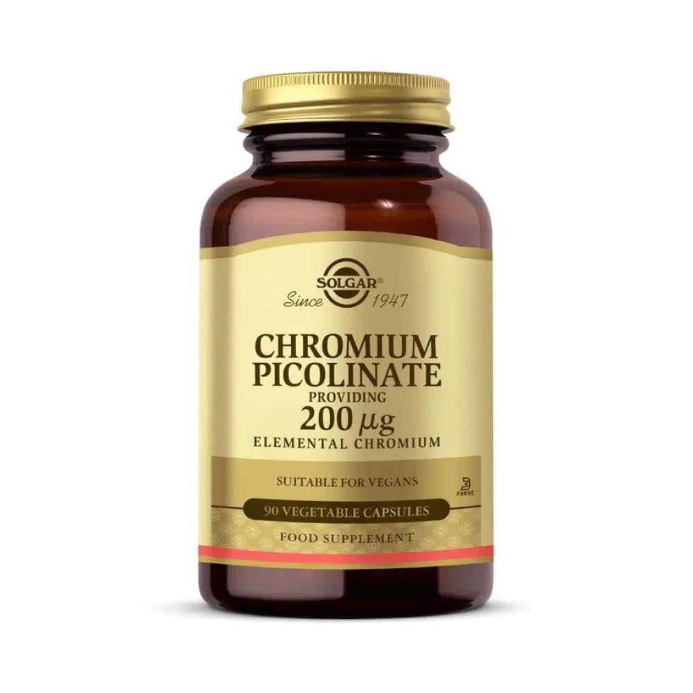 Solgar Chromium Picolinate 200 mcg 90 Kapsül