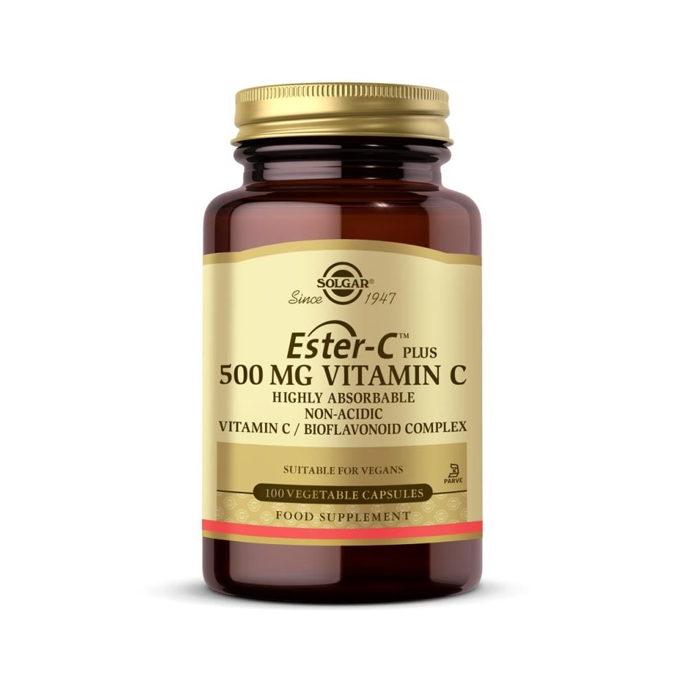 Solgar Ester-C Plus 500 mg Vitamin C 100 Kapsül