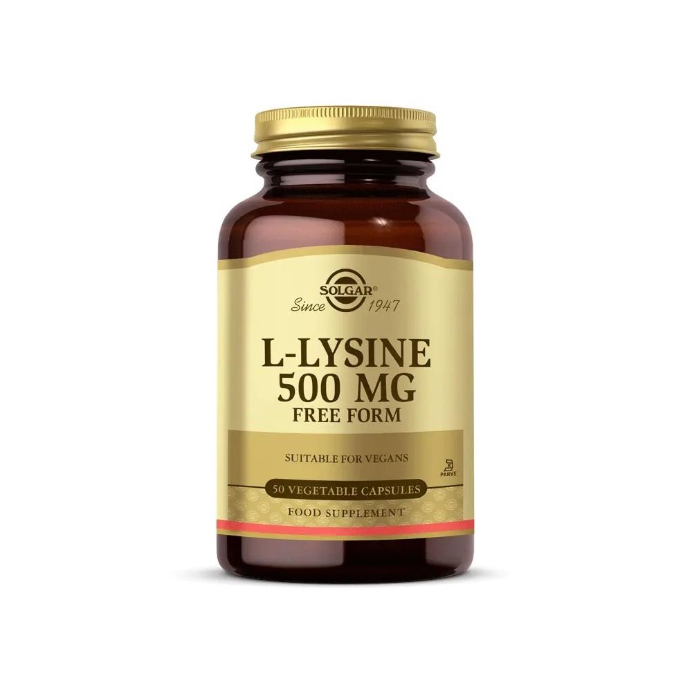 Solgar L-Lysine 500 mg 50 Kapsül