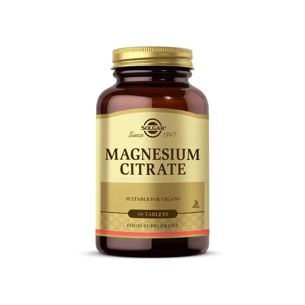 Solgar Magnesium Citrate 200 mg 60 Tablet