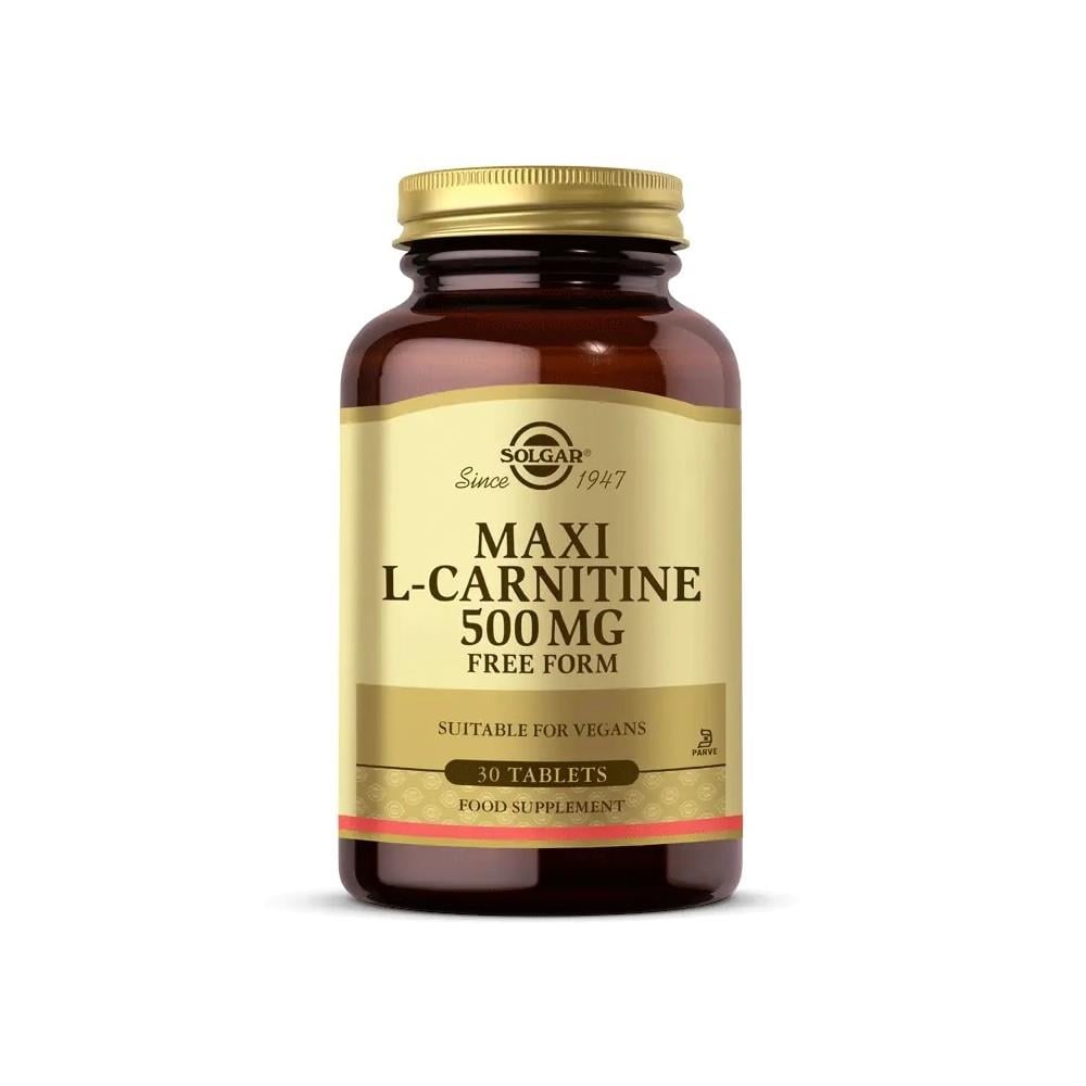 Solgar Maxi L-Carnitine 500 mg 30 Tablet